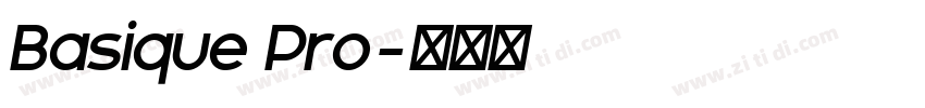 Basique Pro字体转换